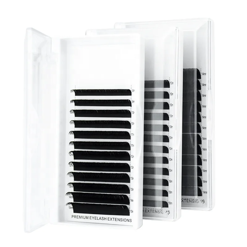 SONG LASHES New Eyelashes 0.15mm 0.20mm Ellipse Flat Double Tips Flat Lashes