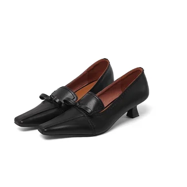 

2021 spring and summer new ladies retro simple style single shoes European and American large size wholesale, Black,brown