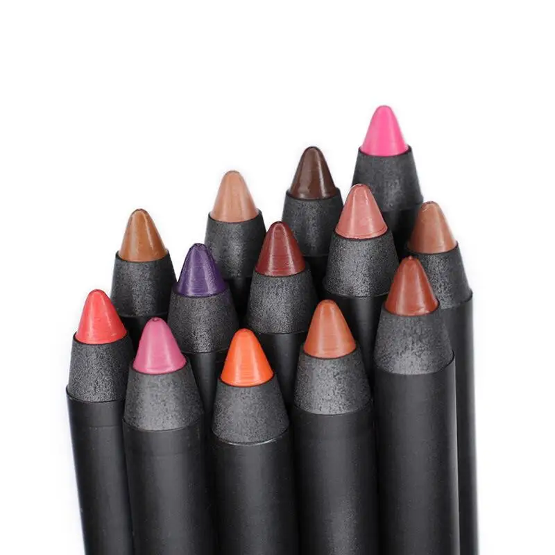 

Lipliner vendor private label 13 Color Vegan Creamy Lip Liner Custom Logo waterproof Lipliner, 13colors