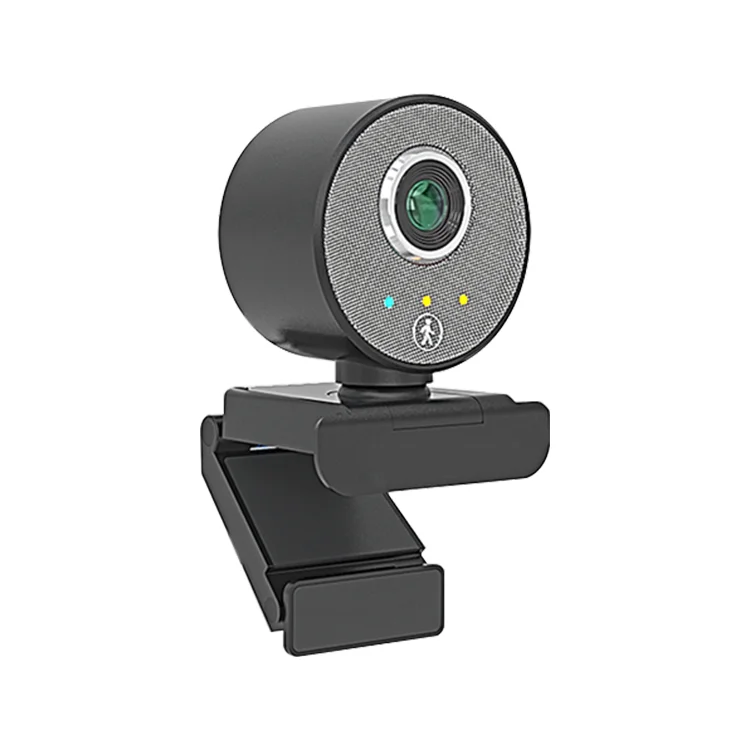 

New 1080P Live Streaming Webcam FHD Support AI Auto Tracking With LED Light Webcam For Work And Study Human Auto Follow Webcam