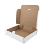 Custom printed mailer cardboard box blk / wht stripe