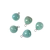 Free Sample Carved Natural Semi - Precious Stone Pendant Charm Gemstone Charms Stones Pendants For Jewelry Making