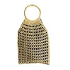 Net bag hollow paragraph straw bag paper rope Europe and the United States popular models handbag beach bag handmade weaving