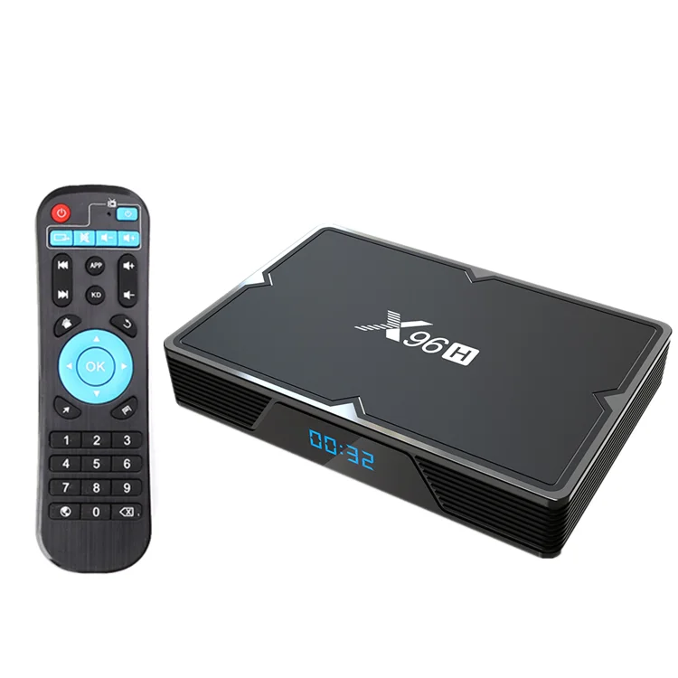 X96H 4gb 64gb Android Tv Box 9.0 Smart TVBox H603 2.4G/5Ghz Wifi HDR 4K H.265 4GB 32GB H96MAX Media Player Set Top Box