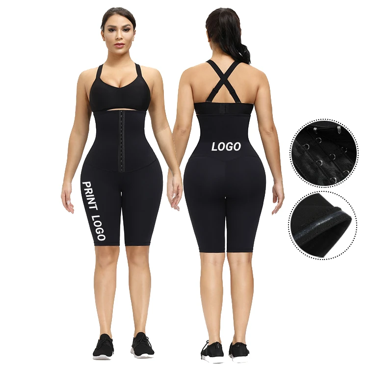 

Custom Logo Women Summer Yoga Shorts High Waist Waist Trimmer Trainer Yoga Leggings Pants