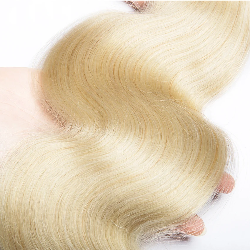 

2021 10a 613 blonde body wave cheap human hair 100% mink virgin brazilian hair bundle cabelo humano bundles