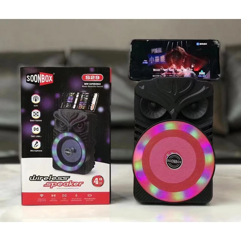 

S29 Amazon Speaker 4 Inch Small TWS Good Quality Speaker With RGB Lights