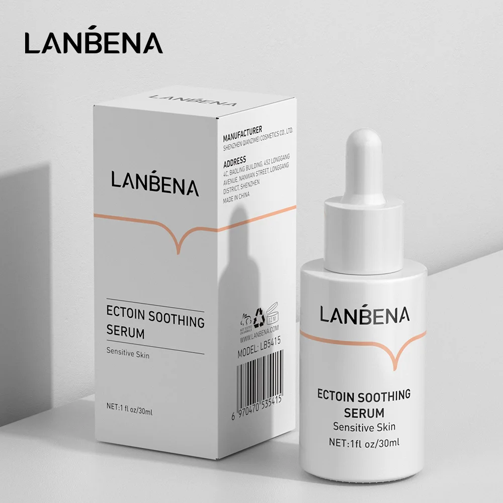 

LANBENA Organic Ectoin Facial Serum Amino Acid Liquid Skin Repairing Protecting Soothing, Clear