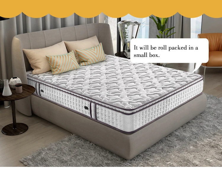 Pillow Top Natural Latex Sleepwell Bed Mattress Sale