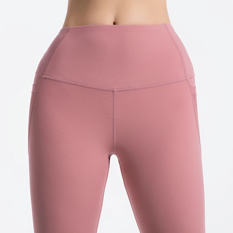 

Custom High Waist Gym Activewear Womens Workout Athletic Yoga Pants with Pocket Plus Size Stretchy Leggings