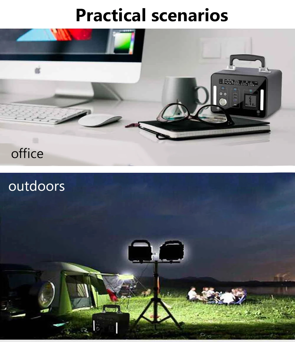 Small Size Power Bank Station 10000Mah Powerbank 1 Kwh Solar Power Station Home Backup - ANKUX.COM