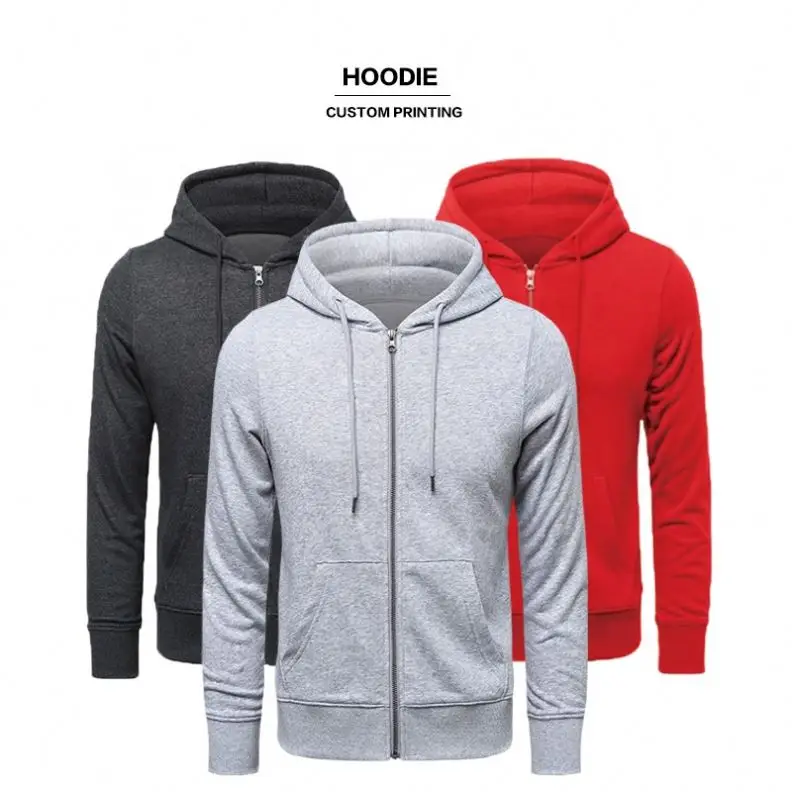 

Amazon 2021 Custom Logo High Quality Classic Embroidered Men Cardigan Hoodies Plus Size Zip Up Hoodies For Men, Customized color