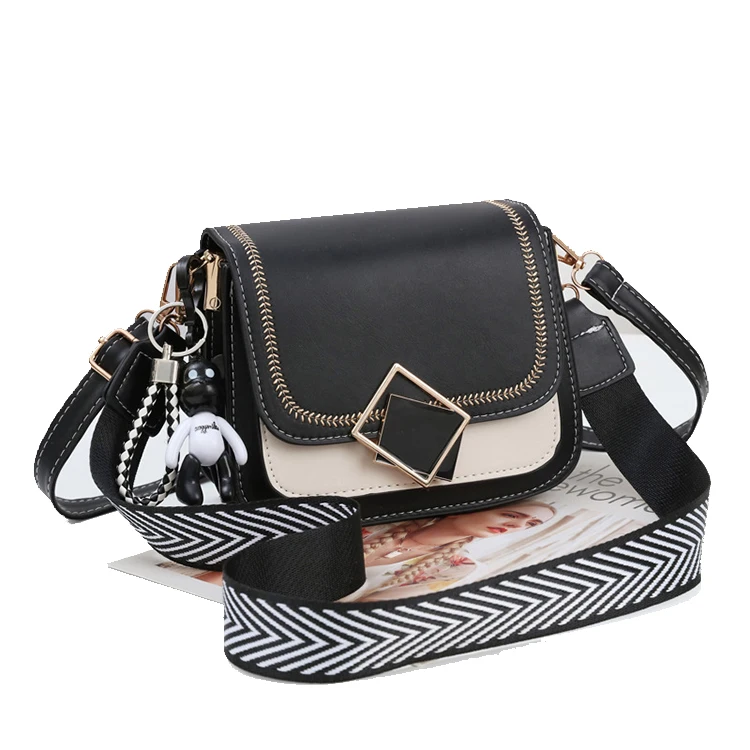 

TD9024 2021 summer new fashion Korean shoulder bag ins Hot Wide shoulder strap messenger bag handbag