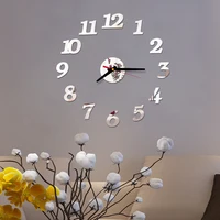 

Home Decor Cheap 3D Peacock Acrylic Wall Clock For Kids