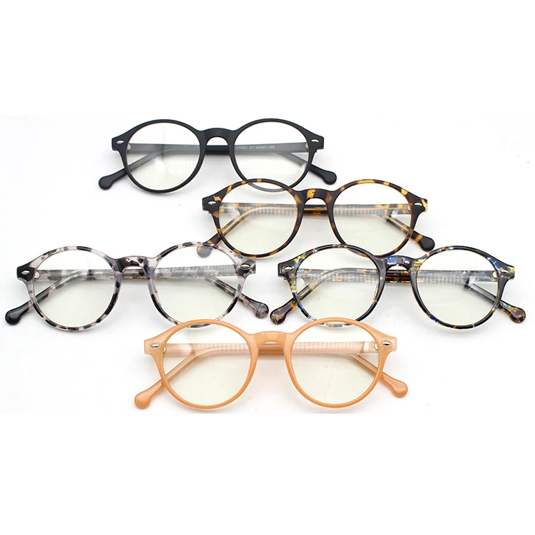 

CP Injection Eyewear Glasses for Men Women Vintage Anti Blue blocking Optical Glasses with blue light blocking glasses