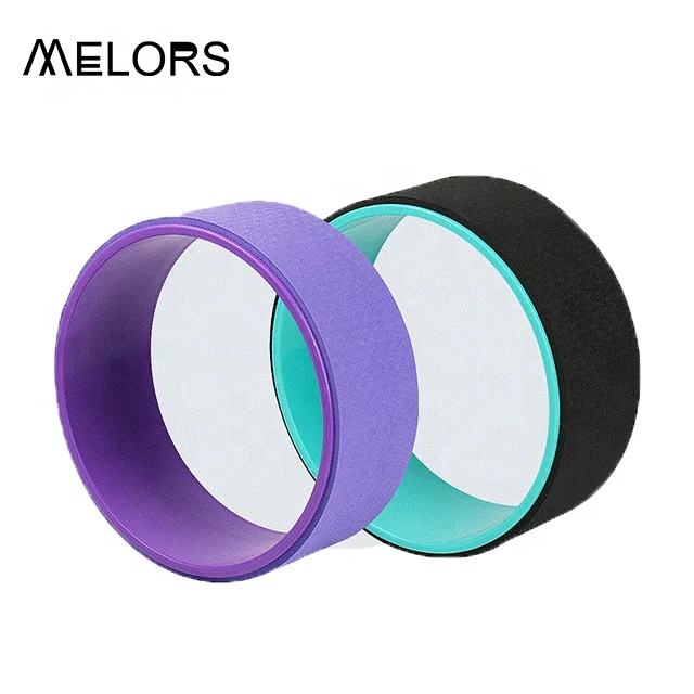 

Melors customer ECO ecofriendly TPE ABS set of 3 yoga wheel pilatesl roller chirp wheel muscle relaxing yoga wheel roller set