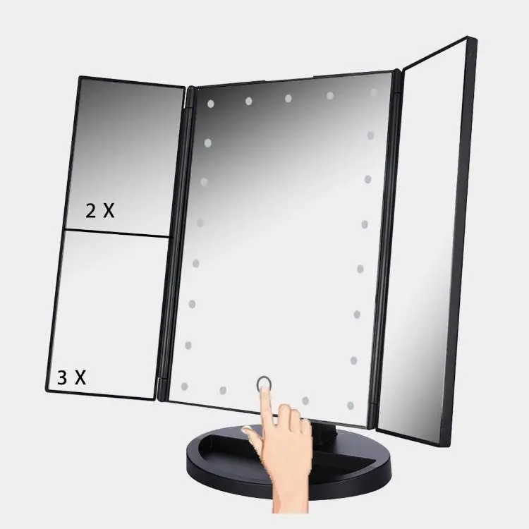

Wholesale Customized Tinplate Pocket Mirror Double Side Metal Makeup Mirror