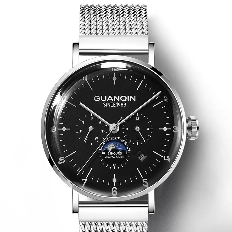 

Parnis Automatic Diver Watch Waterproof 200m Metal Mechanical Men's Watches Sapphire Glass Luminous