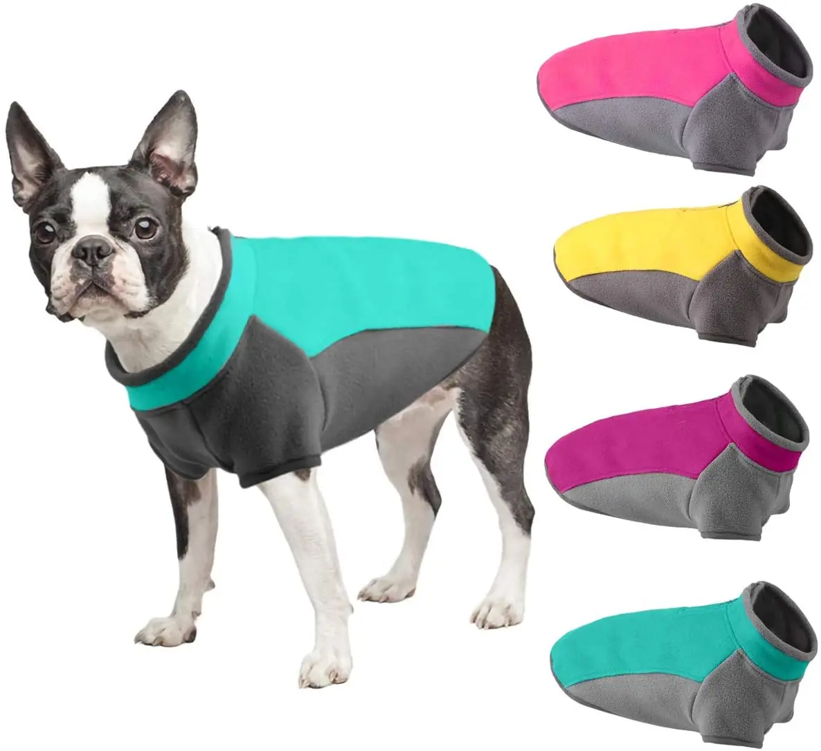 

reflective Fleece Funny Cute Warm Soft Pet Jacket Vest Clothing Winter Dog Clothes Coat
