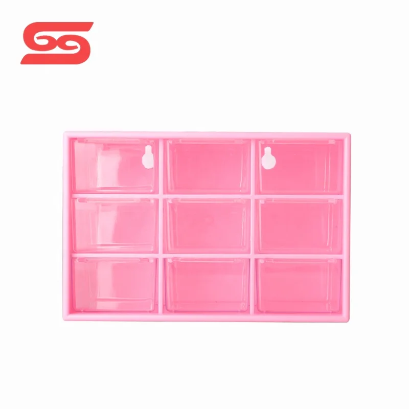 

Desktop office storage organization 9 compartment box with saving space, Any color you want