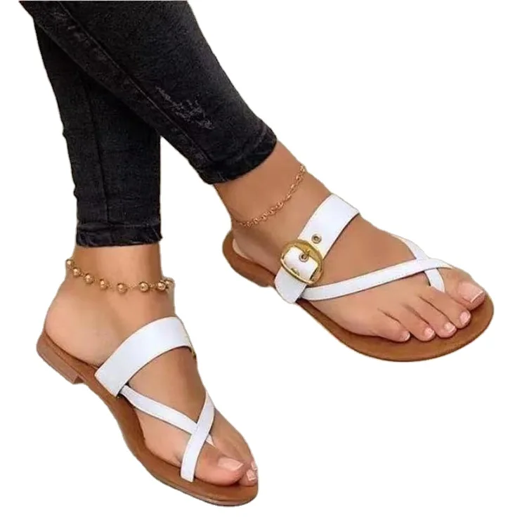 

Women's shoes Large flat flip-flop sandals for women, Picture