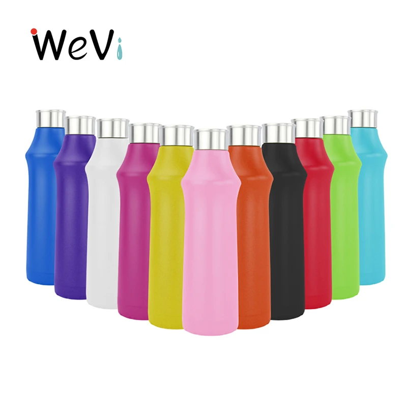 

Wevi Hot Sales OEM Custom 500ml Double Wall Vacuum Insulated Stainless Steel Water Bottles Sport