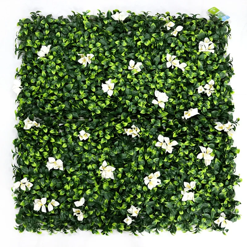 Green Wall Artificial Shrubs PE Material Plastic Boxwood Hedge for Indoor and Outdoor Decoration Hanging Grass Effect