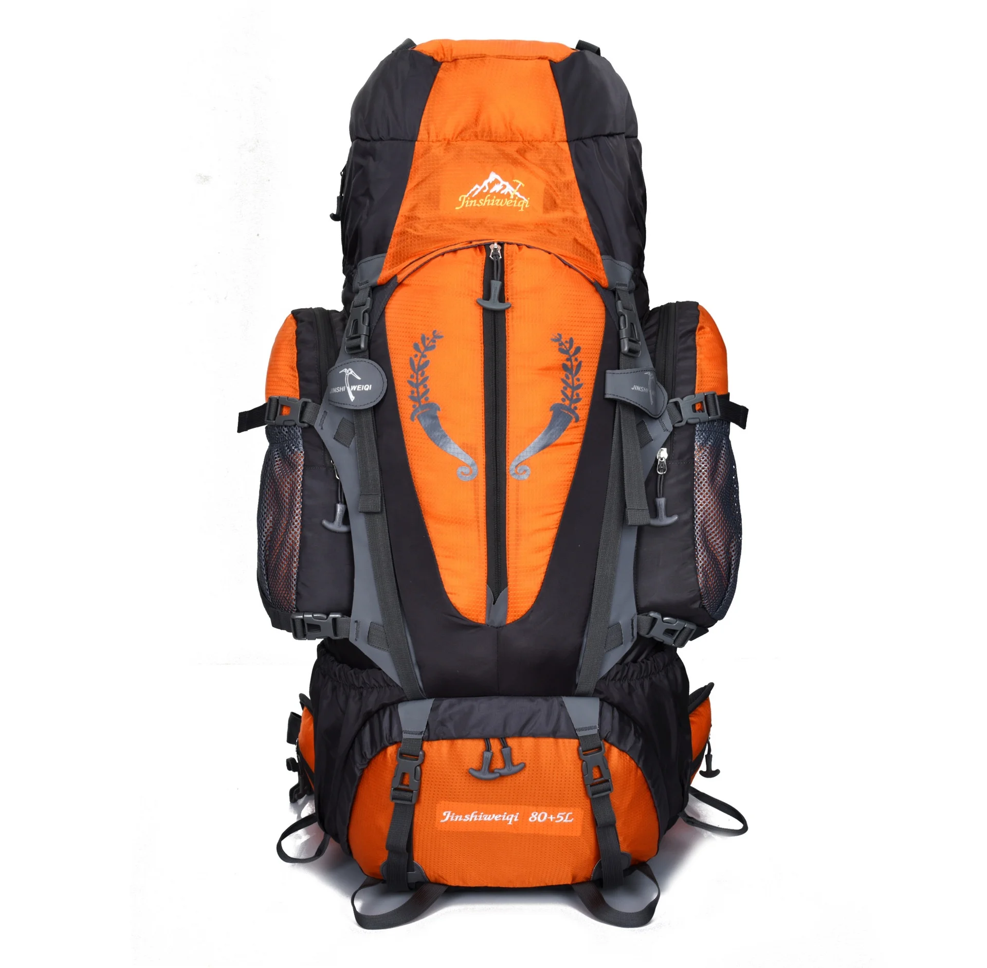 

Amazon 85L camping water-proof nylon mountaineering travel backpack hiking backpacks, Customized
