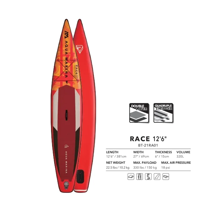 

Genuine Inflatable Paddle 2021 Wholesale Soft Top Air Inflate Fins Paddel Surf Stand Up Include Sup Board Aqua Marina, Red