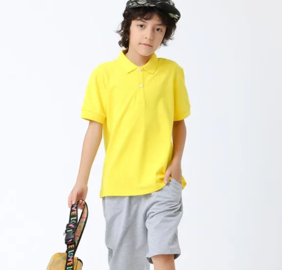 

children boys kids t-shirts plain t shirts polo shirt