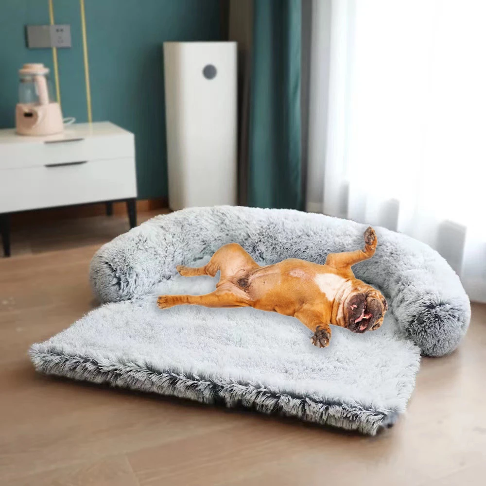 

Washable calming plush mats blanket bed removable diliao 18l hair vacuum cleaning machine pet pads sofa cover kennels for dogs, Customized color