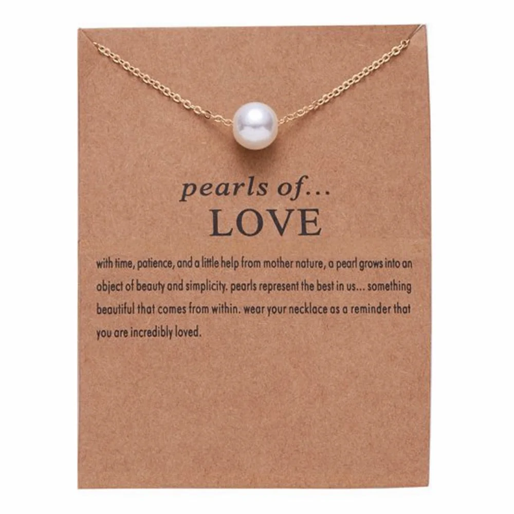 

Wholesale Minimalist Women Geometric Necklace Multi Design Fashion Card Necklace