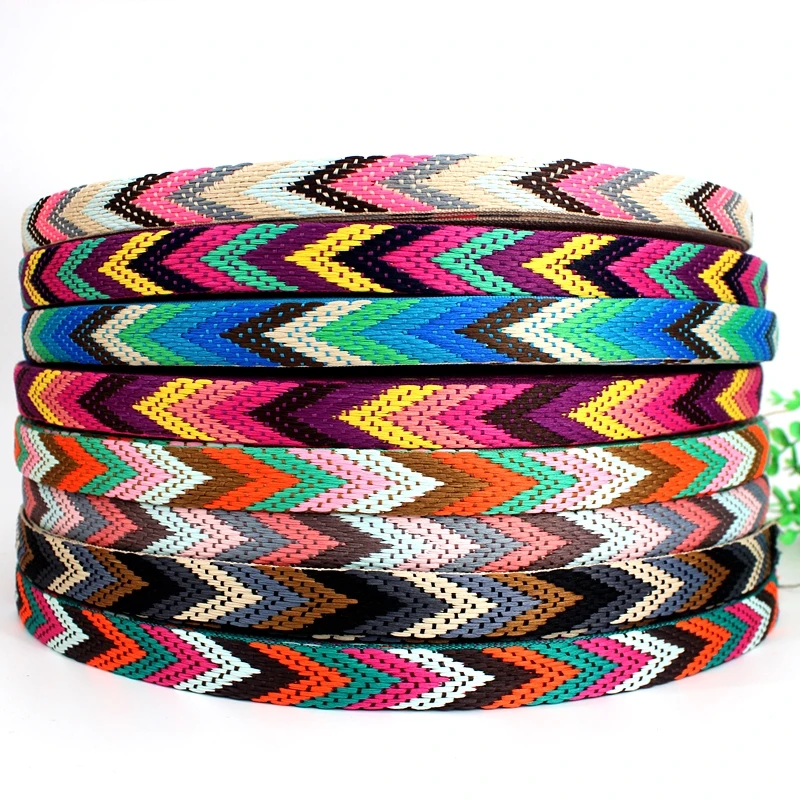 

22mm Color National Jacquard Ribbon Clothing Shoes Hats Bags Accessories Manufacturers Directly Supply