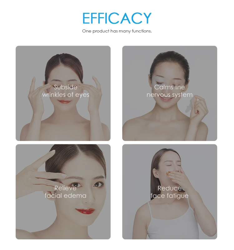 Custom Logo And Color Ice Pad Facial Beauty Care Cooling Veil Relieve