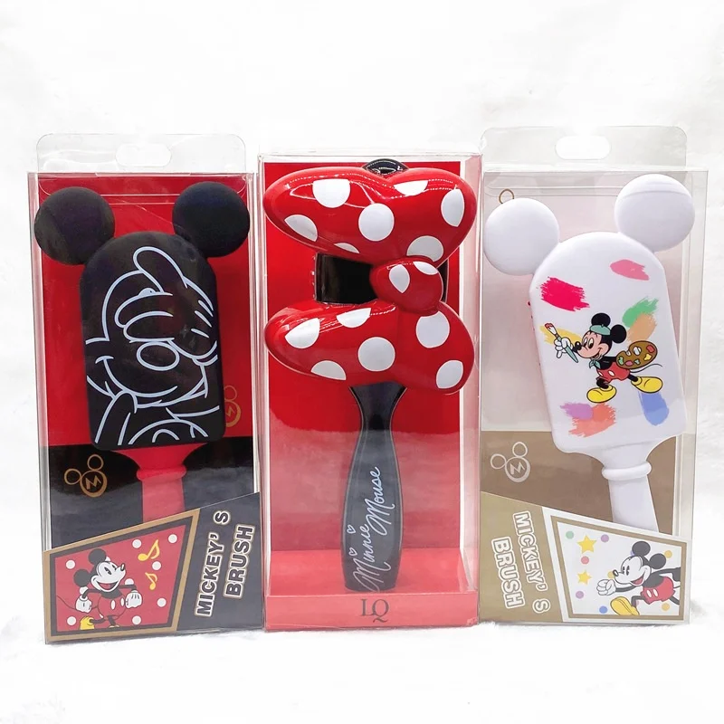 

Wholesale Cartoon Mickey Mouse Hair Brush Children Minnie Air Cushion Comb Massage Scalp Care Hair Brush Girls Gift