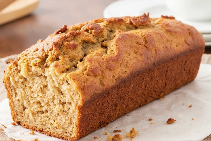 Sliced apple cinnamon swirl loaf showing perfect spiral pattern with visible apple layers
