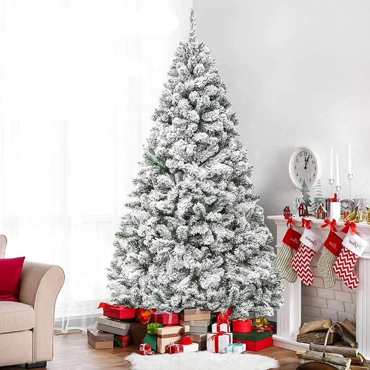 

China Manufacturer Wholesale White Powder Snowing Decorative Christmas Tree