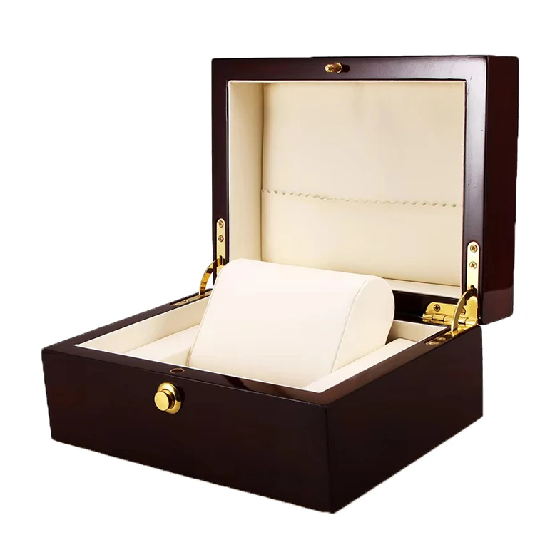 
Mdf material packing gift box professional manufacture wooden transparent watch box 