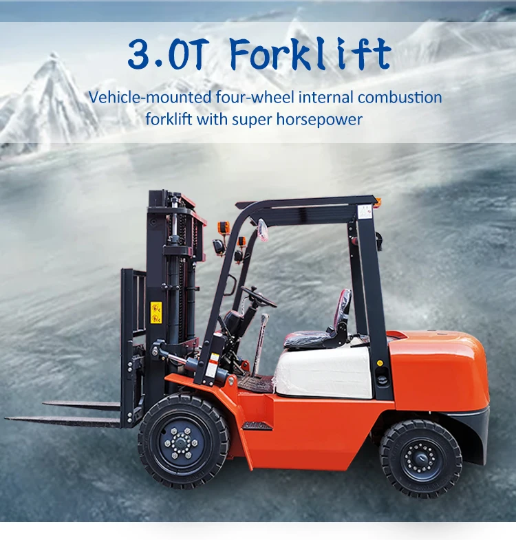 Power Mini 3 Ton Rough Terrain Telescopic Goodsense Electric Forklift