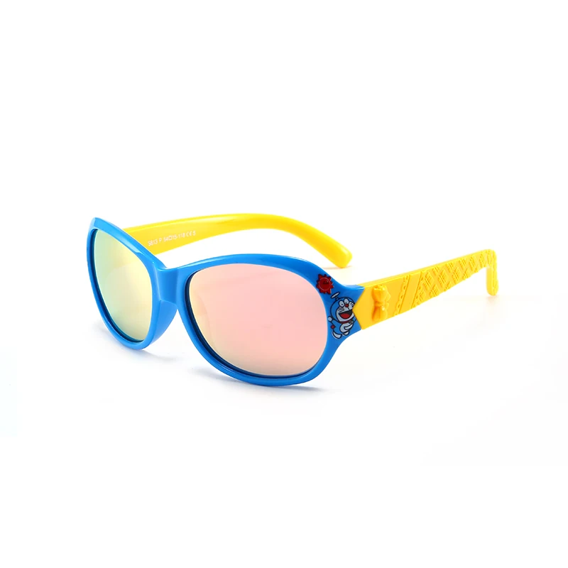 

Hot Sale Cute Kids Polarized Sunglasses Cartoon Doraemon Oculos de Sol Personality Color Children Sun glasses Gafas de Sol Ninos, Custom colors