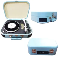 

3 Speed classic bluetooth phonograph gramophone USB portable turntable