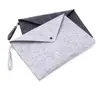 A4 File Felt Folder with snap Button Briefcase Document Bag Paper File Folders Portfolio Case Letter Envelope with handle