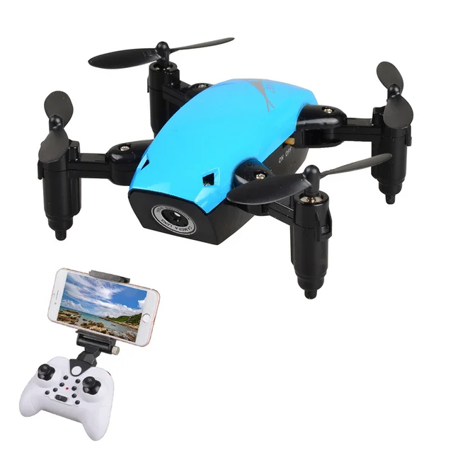 

2.4G 4 Channel WiFi FPV Foldable Mini RC Helicopter Drone with/without 0.3MP HD Camera, Red, yellow, green, blue