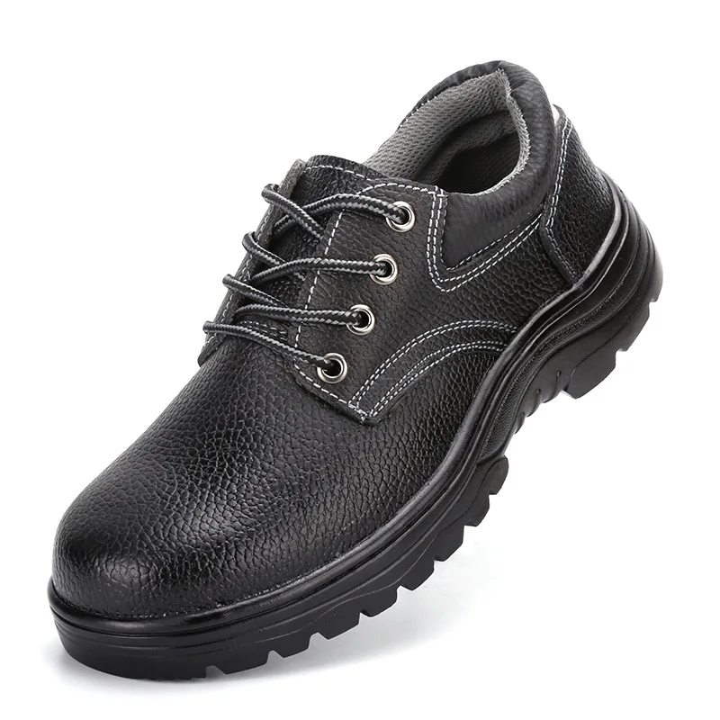 

Factory Sale Safety Shoes Steel Toe Anti-Smash Anti-Piercing Beef Tendon Bottom Waterproof Work Safety Shoes