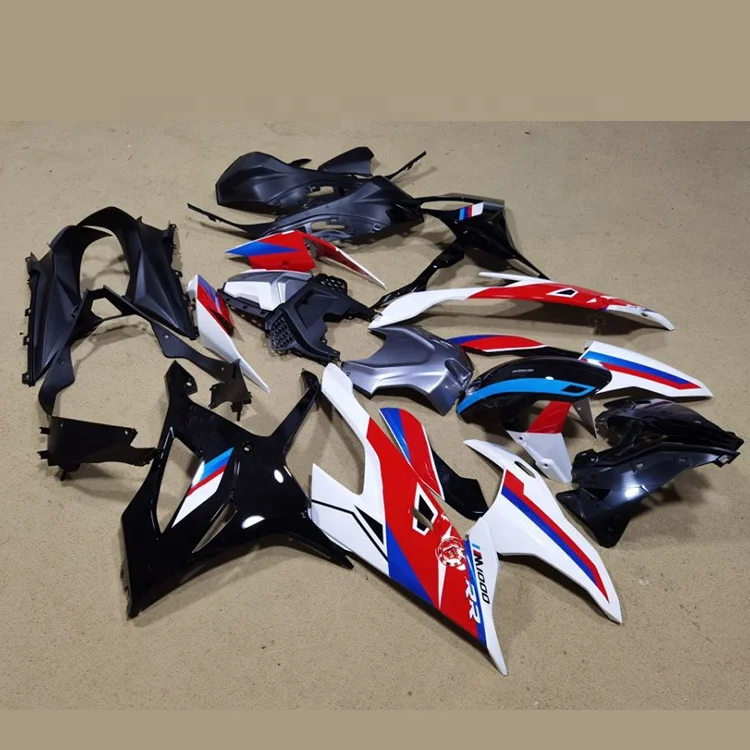 

2021 WHSC Band With Best Quality Painted Gloss White Blue Red And Black Color Motorcycle Body Kit For For BMW S1000RR 2019-2020, Pictures shown