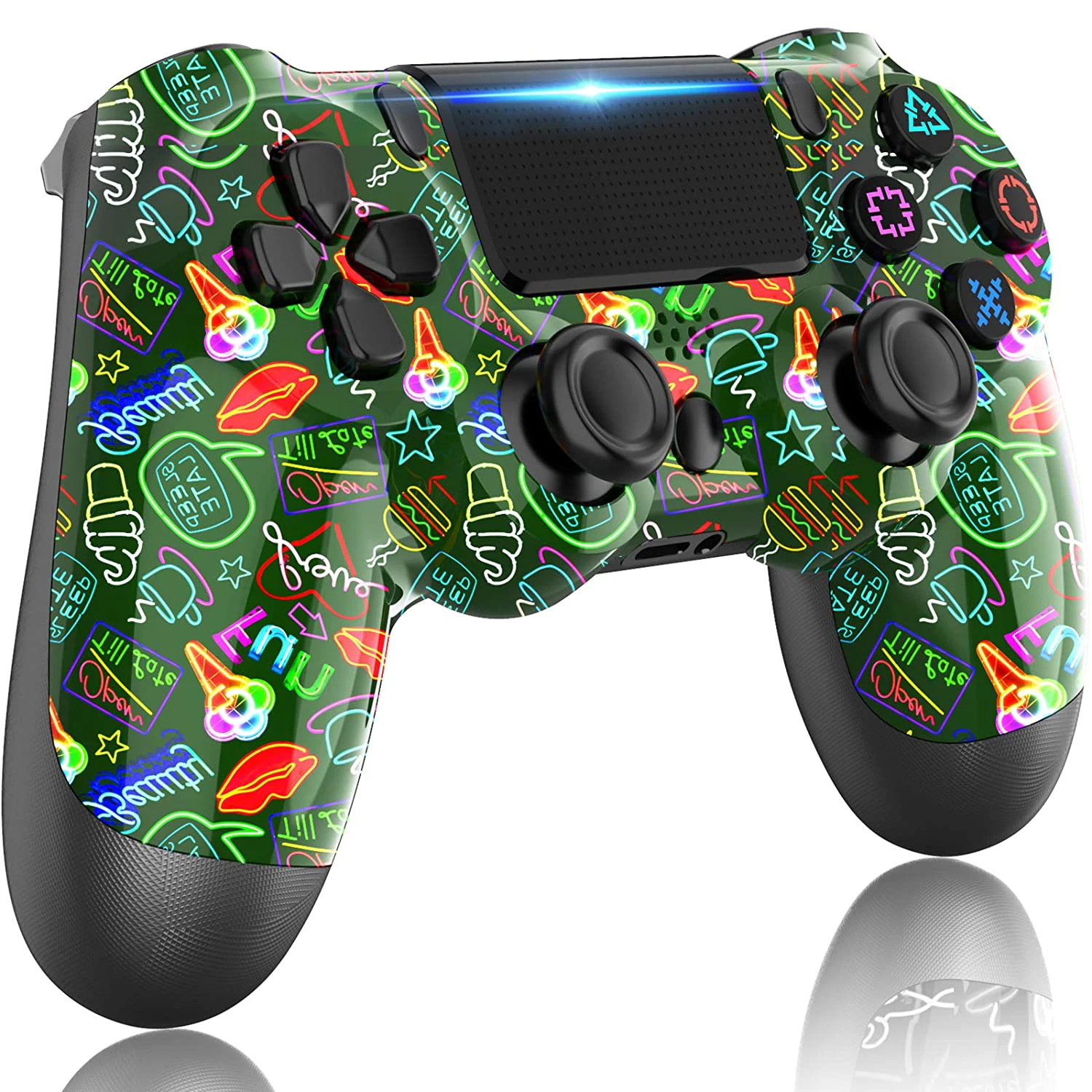 

for PS4 Wireless game Controller Compatible with PS4/Slim/Pro Console (forest green)