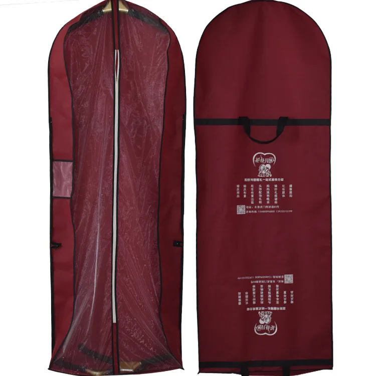 

wholesale Oem Customized Logo Item Style Cloth Plastic Cotton Silk Zipper Garment Bag Suit Cover