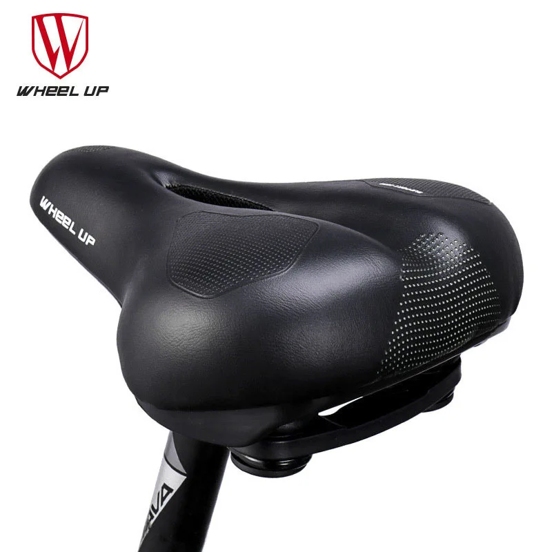 

WHEEL UP Bicycle Saddle For MTB Road Bike Seat comfortable Cushion Cycling Accessories Parts Comfort Seat, Black