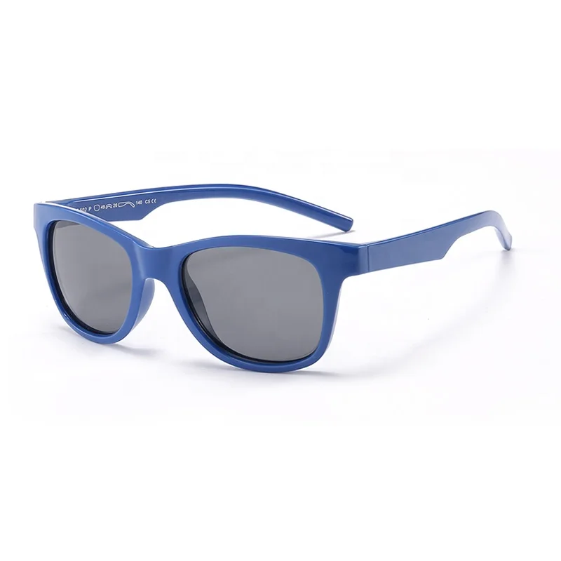 

Wholesale Custom Logo Cheap Square Flexible Silicone Oversized Kids Children Baby Sunglasses Polarized Uv Glasses For Boys Girls