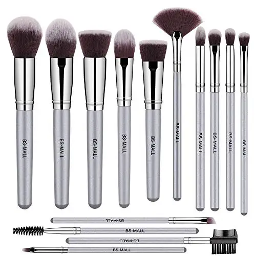 

BS-MALL 14pcs Premium Synthetic Makeup brush Tool Factory Price OEM&ODM Makeup Brushes Set Best Makeup Brush Set